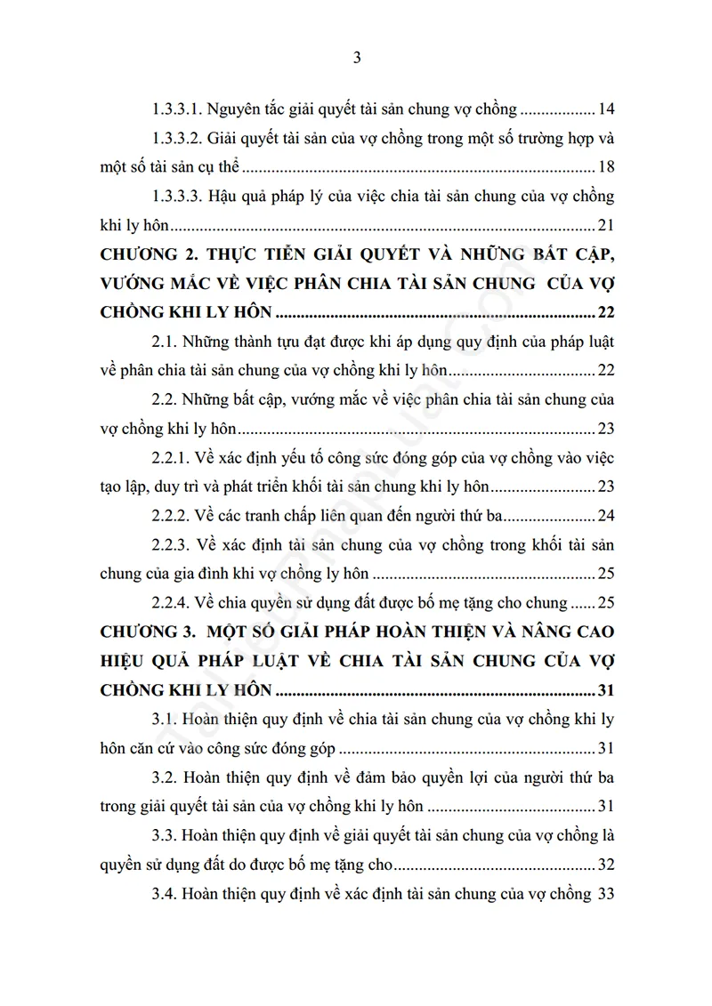 Xem trước mục lục: Báo cáo thực tập: Chia tài sản chung của vợ chồng khi ly hôn: Lý luận và thực tiễn (Thực tập tại Công ty Luật An Luật) - Trang 02 Mục lục: Báo cáo thực tập: Chia tài sản chung của vợ chồng khi ly hôn: Lý luận và thực tiễn (Thực tập tại Công ty Luật An Luật) - Bản xem trước trang 02