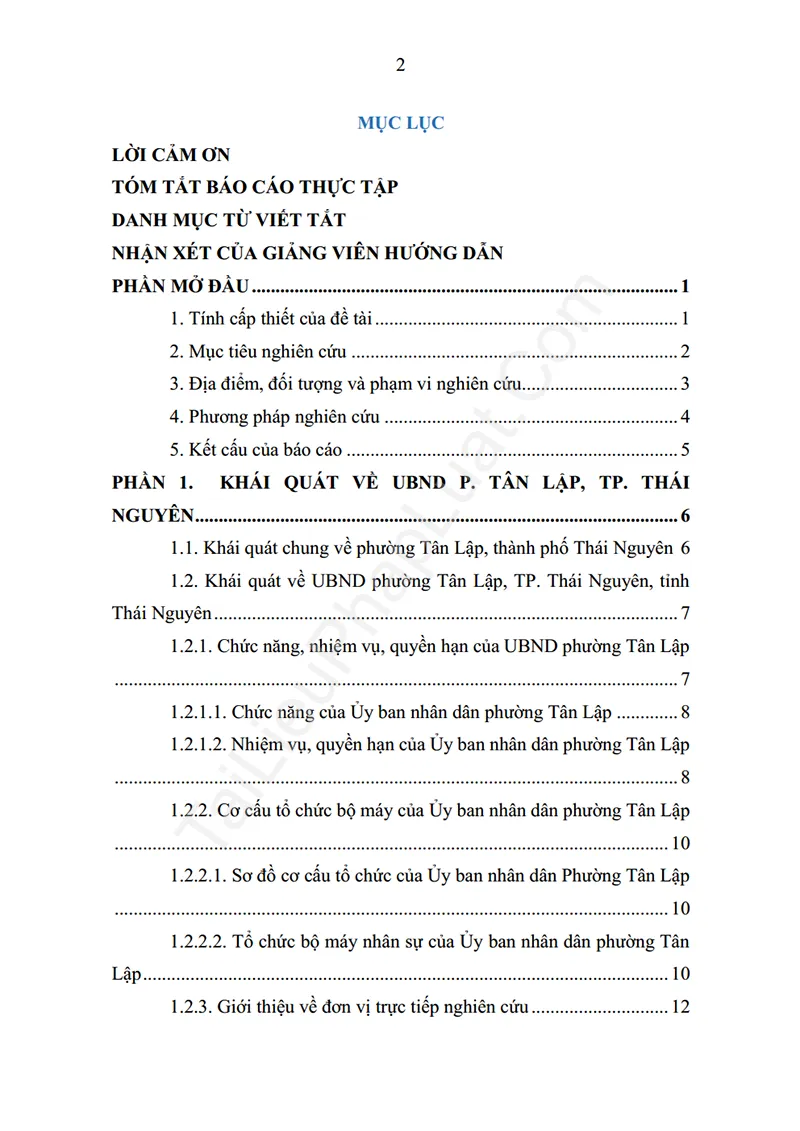 Xem trước mục lục: Báo cáo thực tập: Thực trạng hoạt động chứng thực hợp đồng, giao dịch tại UBND cấp xã – Thực tiễn thực thi tại UBND phường Tân Lập, Thành phố Thái Nguyên - Trang 01 Mục lục: Báo cáo thực tập: Thực trạng hoạt động chứng thực hợp đồng, giao dịch tại UBND cấp xã – Thực tiễn thực thi tại UBND phường Tân Lập, Thành phố Thái Nguyên - Bản xem trước trang 01