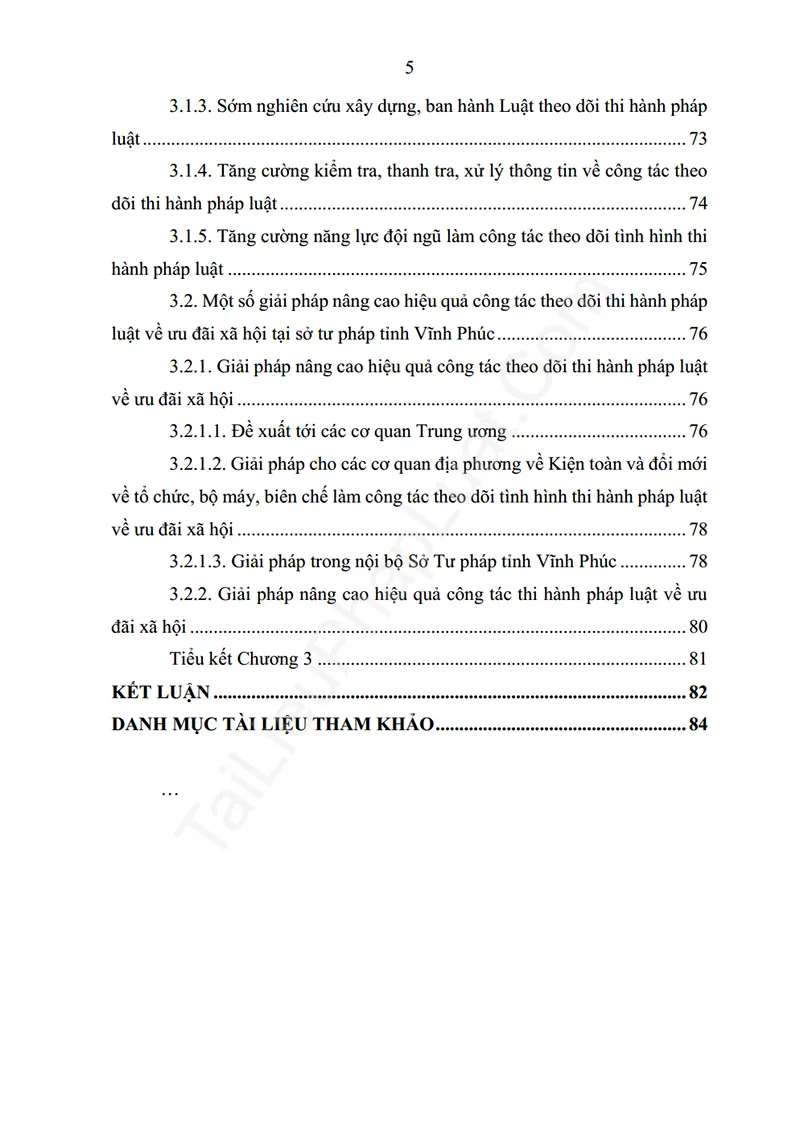 Xem trước mục lục: Báo cáo thực tập: Thực trạng công tác theo dõi thi hành pháp luật về ưu đãi xã hội tại Sở Tư pháp tỉnh Vĩnh Phúc - Trang 04 Mục lục: Báo cáo thực tập: Thực trạng công tác theo dõi thi hành pháp luật về ưu đãi xã hội tại Sở Tư pháp tỉnh Vĩnh Phúc - Bản xem trước trang 04