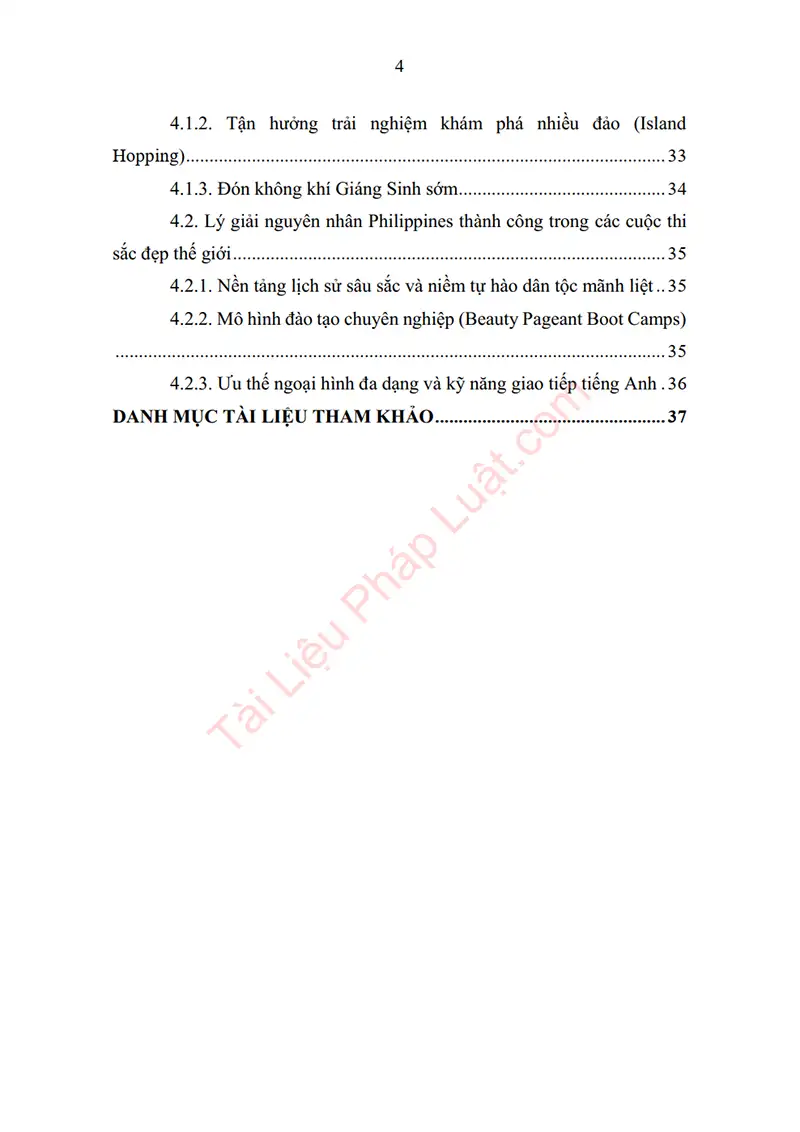 Xem trước mục lục: Tiểu luận: Nghiên cứu hệ thống pháp luật của Philippines – Bài học kinh nghiệm cho Việt Nam - Trang 03 Mục lục: Tiểu luận: Nghiên cứu hệ thống pháp luật của Philippines – Bài học kinh nghiệm cho Việt Nam - Bản xem trước trang 03