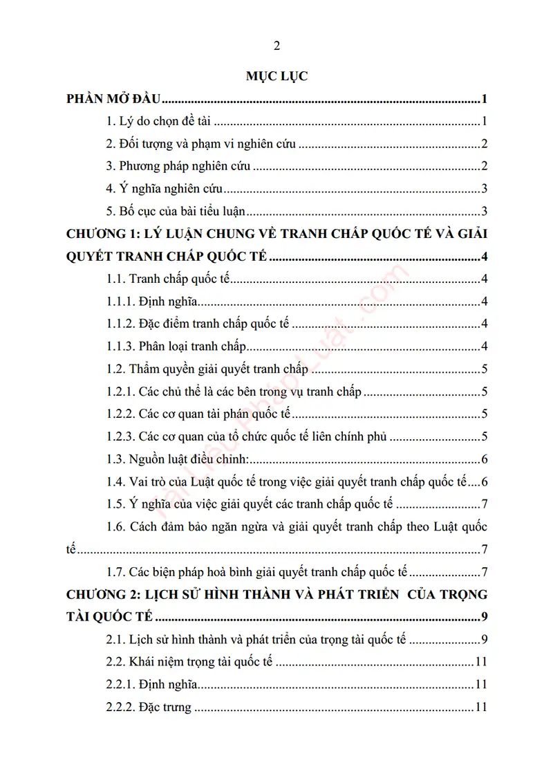 Xem trước mục lục: Tiểu luận: So sánh cơ chế giải quyết tranh chấp quốc tế bằng Tòa án và Trọng tài - Trang 01 Mục lục: Tiểu luận: So sánh cơ chế giải quyết tranh chấp quốc tế bằng Tòa án và Trọng tài - Bản xem trước trang 01
